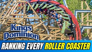 Ranking EVERY Roller Coaster at Kings Dominion  Doswell Virginia [upl. by Aihtela773]