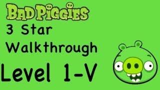 Bad Piggies  Bonus Level 1V 3 Star Walkthrough Ground Hog Day  WikiGameGuides [upl. by Mcmahon]