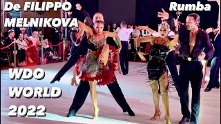 Stefano Di Filippo  Anna Melnikova  World Championship 2022 WDO Pro Latin  Rumba [upl. by Wellington227]