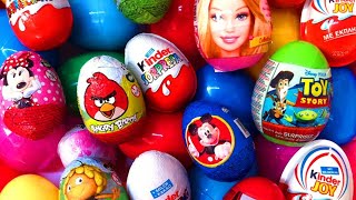 Unlimited Surprise Eggs unboxing oddly satisfying ASMR  Fun Toys Rainbow 🌈 color Surprise Eggs 🥚😁 [upl. by Maria]