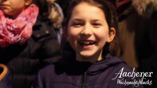 Flashmob auf dem Aachener Weihnachtsmarkt [upl. by Ibor]