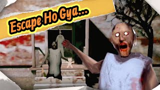 GRANNY Game par ho gya escape Teaser Dekh Lo 🤟🤟 granny grannygame gamingvideos games [upl. by Vowel48]