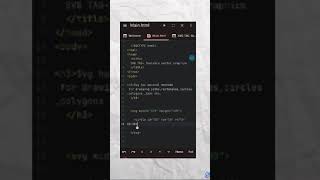 Using quotSVG tagScalable vector graphicsquot SVG tag CSS HTML Web design Shorts javascript [upl. by Lielos511]