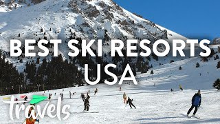 Top 10 Ski Resorts in the US  MojoTravels [upl. by Novel962]