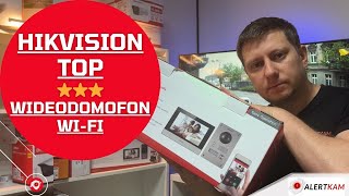 Zestaw Wideodomofon Hikvision DSKIS703P KITD2PL703monitor biały WIFI [upl. by Aynad]