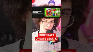 MINECRAFT UPDATE LEAK 😳 minecraft mojang minecraftlive [upl. by Vikki567]