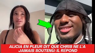 ALICIA SORT DU SILENCE EN PLEURE ET ACCUSE CHRIS COUPABLE DE LEUR SÉPARATION à suivre absolument [upl. by Eita283]