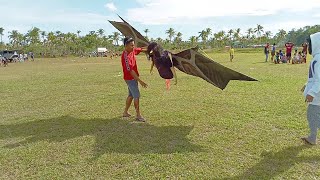 SARANGGOLANG MANANANGGAL NA NAG VIRAL SAGBAYAN FIRST KITE FESTIVAL [upl. by Alroi]