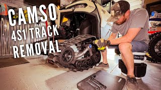 How to remove Camso UTV 4S1 Tracks [upl. by Anavahs]