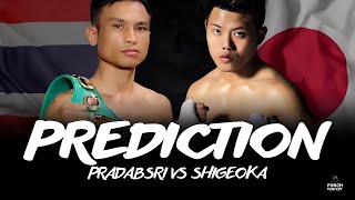 PANYA PRADABSRI VS YUDAI SHIGEOKA 重岡優大  PUNCH PERFECT PREDICTION 🥊 [upl. by Alyehs987]