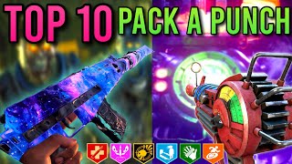 Top 10 BEST PACK A PUNCHED Guns In Black Ops 6 Zombies [upl. by Kerk834]