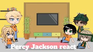 Past Pjo react to Percy Jackson [upl. by Ydnem961]