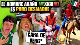 🇪🇸 ESPAÑOLES REACCIONAN al HOMBRE ARAÑA MEXICANO que CAMBIÓ EL MUNDO 🇲🇽😂 MORIMOS de RISA [upl. by Niledam]