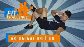 Abdominal oblíquo cruzado unilateral  Como fazer [upl. by Aliak]