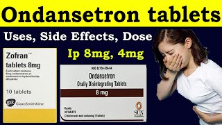 Ondansetron tablets  ondansetron tablets ip 8 mg 4 mg  ondansetron uses in hindi  Side effects [upl. by Osgood]