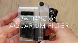 3W Hang on Aquarium Filter [upl. by Lessig]