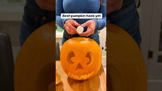 Create a light switch in the back using an LED candle pumpkin pumpkinpatch Halloween smart [upl. by Aicertap343]