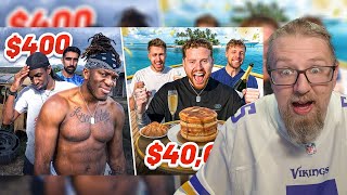 SIDEMEN 40000 vs 400 HOLIDAY EUROPE EDITION 2 REACTION [upl. by Pigeon417]