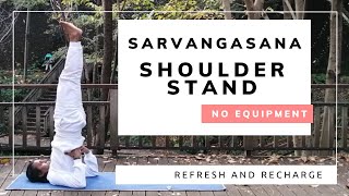 How To Do Sarvangasana Shoulder Stand Pose ヨーガ ヨガスタグラム yogainjapan ヨガ ポーズヨガ 教室 朝 ヨガ yoga [upl. by Lennie]