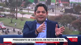 Guillermo Herrera presidente de Camacol en Noticias RCN hablando sobre las cifras del sector [upl. by Connelley]