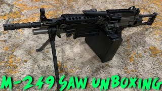 FN M249s SAW Unboxing [upl. by Niawat940]