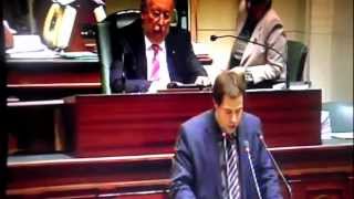 La Ministre Onkelinx PS insulte Laurent LOUIS MLD en plein Parlement [upl. by Morry]