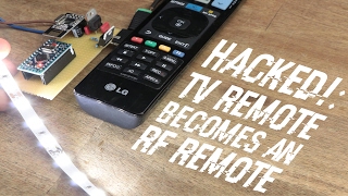 HACKED TV Remote becomes an RF Remote  nRF24L01 [upl. by Albers]