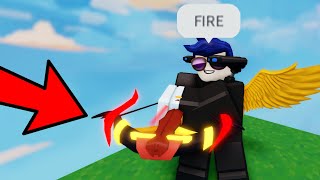 i Used the Flaming Tactical Crossbow in Roblox Bedwars because its free this week [upl. by Disharoon674]