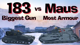 WOT Blitz Face Off  FV 215b 183 vs Maus [upl. by Sral]