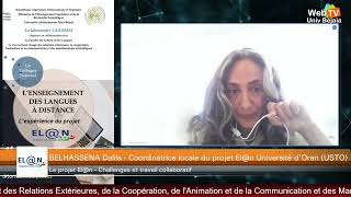 Le projet Eln – Challenges et travail collaboratif par BELHASSENA Dalila USTO Université d’Oran [upl. by Ahsitram]