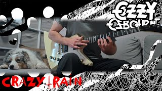 OZZY OSBOURNE  Crazy Train  Randy Rhoads solo  Guitar Cover Doggie included [upl. by Craven695]