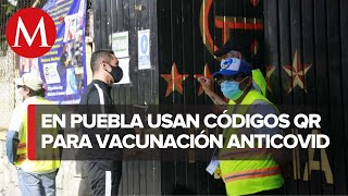 Segundo día de vacunación anticovid19 a docentes en Puebla [upl. by Barthelemy]