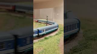 Minitrix EC Venezia on a Z scale layout [upl. by Yorgen]