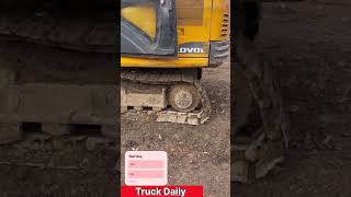 Failed hook chain excavator hitachi jcb [upl. by Lliw]