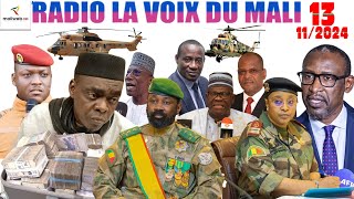 La Revue de Presse de la RADIO LA VOIX DU MALI du 13 NOVEMBRE 2024 [upl. by Duster]