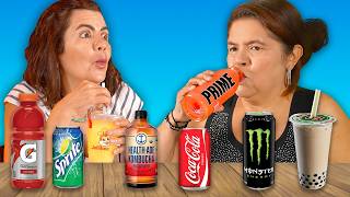 Mexican Moms try almost EVERY Drink Ever Made [upl. by Duwad442]