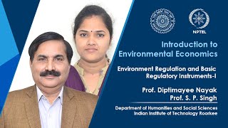 LEC 50 Environmental Regulation and Basic Regulatory InstrumentsI [upl. by Rubbico]