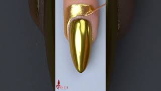 Mirror Nail Art shorts nailsart beauty acrylicnails relaxing [upl. by Robi]