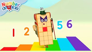 Aprende a contar números  60 minutos de Matemáticas para niños  Numberblocks en Español [upl. by Nasia]