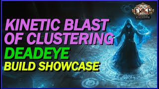 POE 325 Kinetic Blast Of Clustering Deadeye  Quick Mapper With High Item Rarity  Build Showcase [upl. by Horner744]