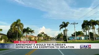 Amendment 5 would tie Florida’s homestead tax exemption to inflation [upl. by Htide]