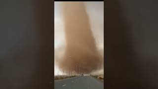 UAE Tornado 2024 October 23  Huge Dust Tornado in UAE [upl. by Leese]