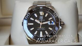 Tag heuer Aquaracer Way211A 41mm Calibre5 Automatic [upl. by Sivrep]