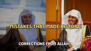 Mistakes and Yasser Al Dosari  CORRECTIONS FROM ALLĀH  Yasser Al Dosari  ياسرالدوسري [upl. by Varrian]