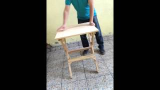 Mesa de madera plegable [upl. by Zechariah]