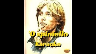 Nino DAngelo  O spiniello  Version 1991  Karaoke [upl. by Lenej]