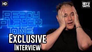 Mark Rylance on Ready Player One Spielbergs traveling circus motion capture  Exclusive Interview [upl. by Erena987]