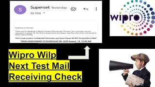 59 Wipro Wilp Next phase assessment mails  SVAR mails also receiving [upl. by Maynard]