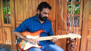 Malarkodi Pole  SJanaki  Malayalam Electric guitar Cover By Jose Paul [upl. by Jarl394]