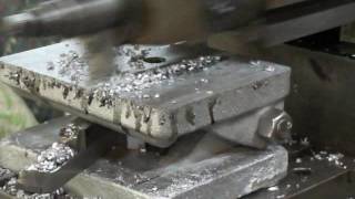 Shaper Action  Adjustable Angle Plate 2  Finishing Machining [upl. by Fosque]